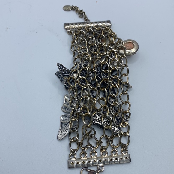 EFM Butterfly Dimensional Rhinestone Bracelet - Picture 5 of 6